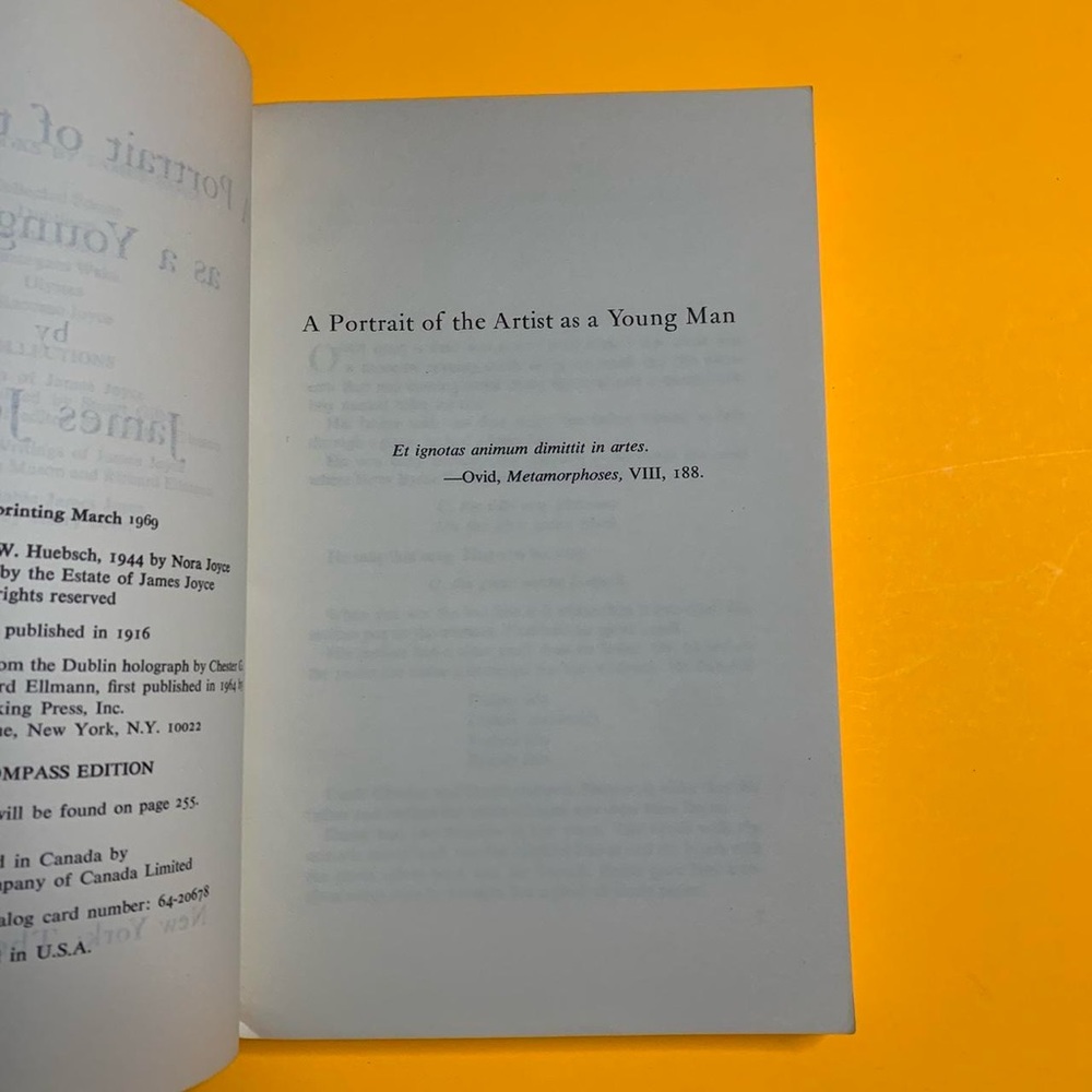 James Joyce “A Portrait Of The Artist As A Young Man” - Picture 5 of 6
